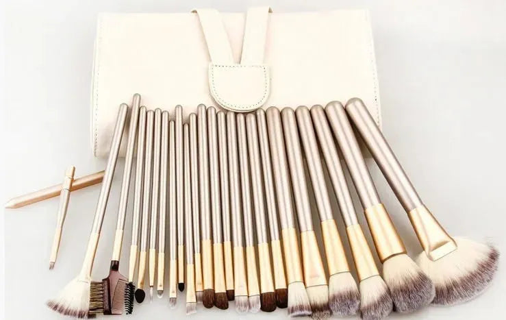 Makeup Brush Set Pink Clutch - Bellarte Enchanté Makeup Brush Set Pink Clutch